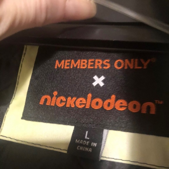 Members Only X Nickelodeon Rugrats Puffer Coat Jacket Men’s Rare Large - Picture 3 of 5